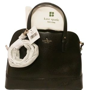 💐 KATE SPADE 💐 SMALL RACHELLE BLACK GRAND STREET SATCHEL CROSSBODY MSRP …